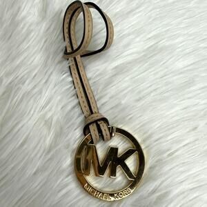 Michael Kors Tan Gold Bag Charm